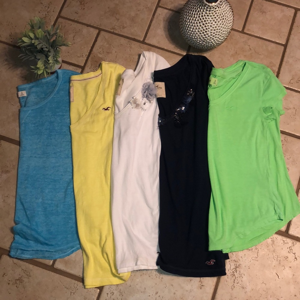 5 Hollister shirts